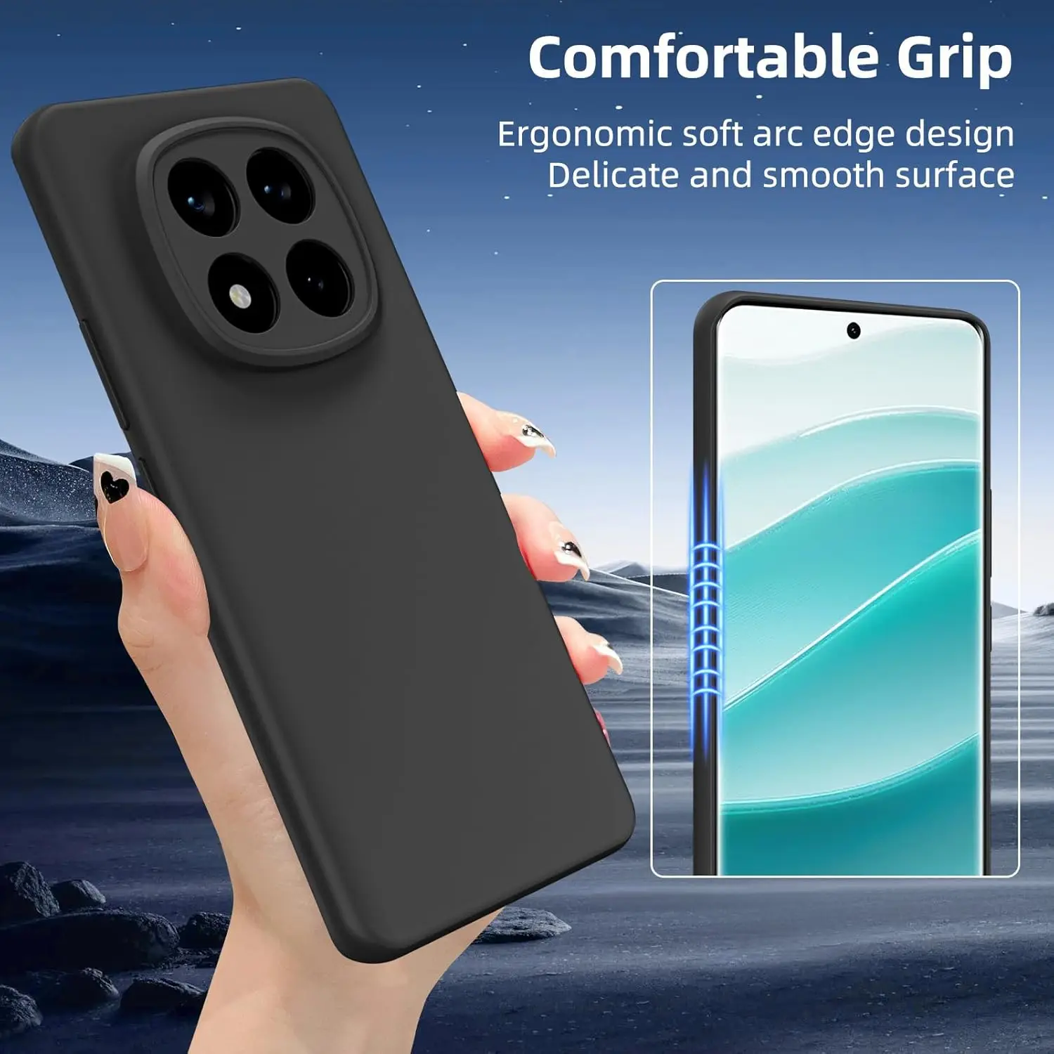 Flexible Liquid Silicone TPU Case For Xiaomi Redmi Note 14 Pro 5G Note 15 Pro+ 5G Protective Cover Bumper Fundas Coque Capa