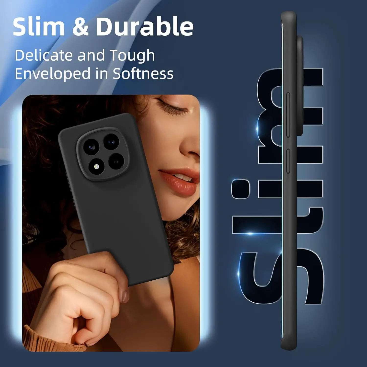 Flexible Liquid Silicone TPU Case For Xiaomi Redmi Note 14 Pro 5G Note 15 Pro+ 5G Protective Cover Bumper Fundas Coque Capa