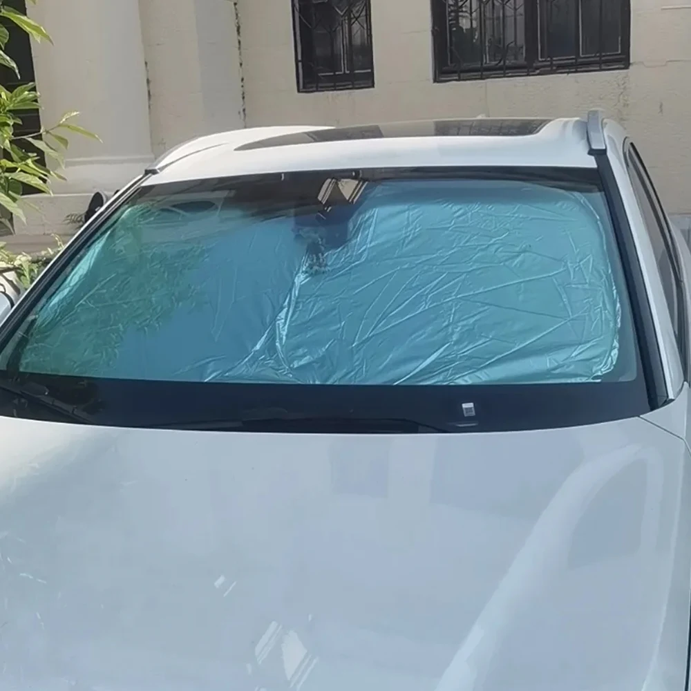 For Fiat 500 500c 500l 500x Car Windshield Sun Shade Blocks Reflector Window Visor Shield Cover Foldable Parasol 1 Piece