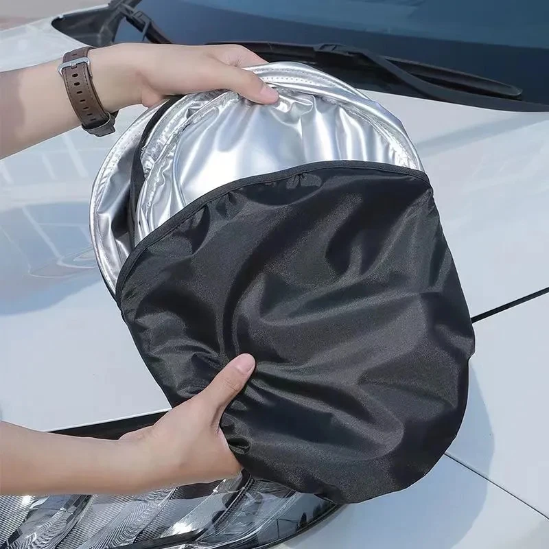 For Fiat 500 500c 500l 500x Car Windshield Sun Shade Blocks Reflector Window Visor Shield Cover Foldable Parasol 1 Piece