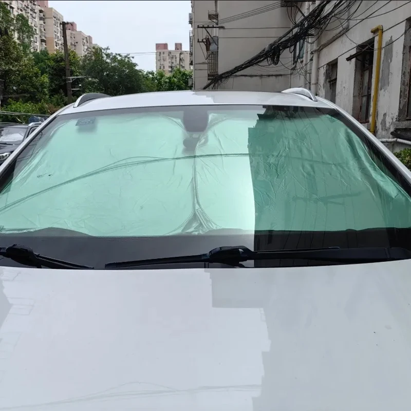 For Fiat 500 500c 500l 500x Car Windshield Sun Shade Blocks Reflector Window Visor Shield Cover Foldable Parasol 1 Piece