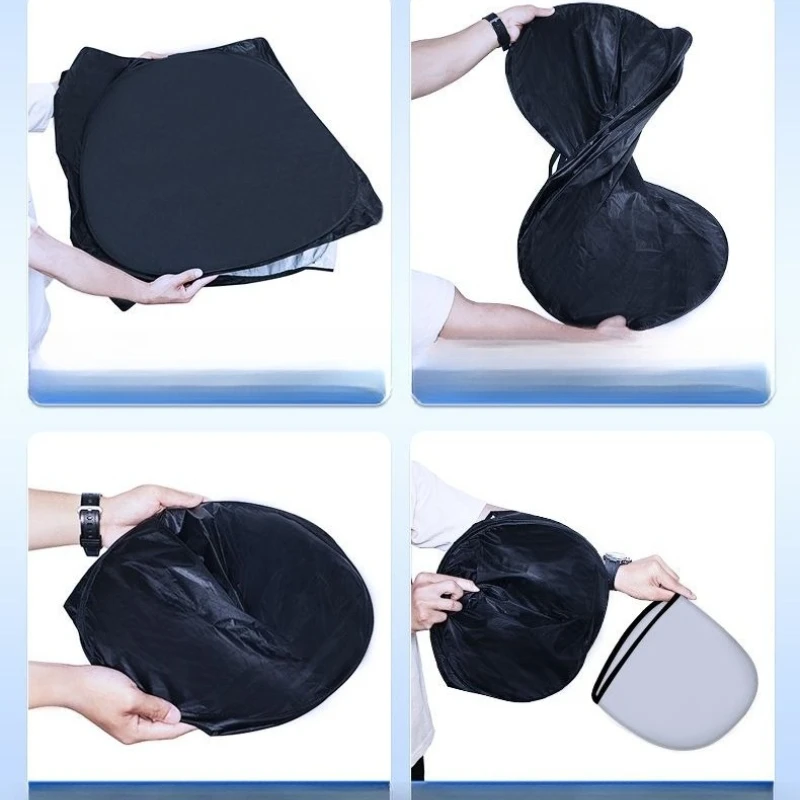 For Fiat 500 500c 500l 500x Car Windshield Sun Shade Blocks Reflector Window Visor Shield Cover Foldable Parasol 1 Piece