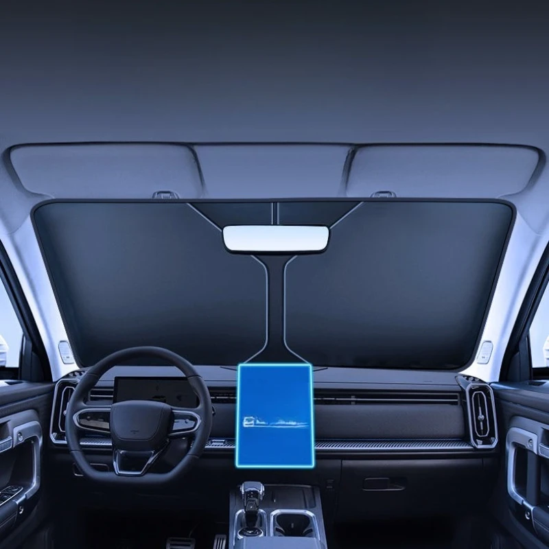 For Fiat 500 500c 500l 500x Car Windshield Sun Shade Blocks Reflector Window Visor Shield Cover Foldable Parasol 1 Piece