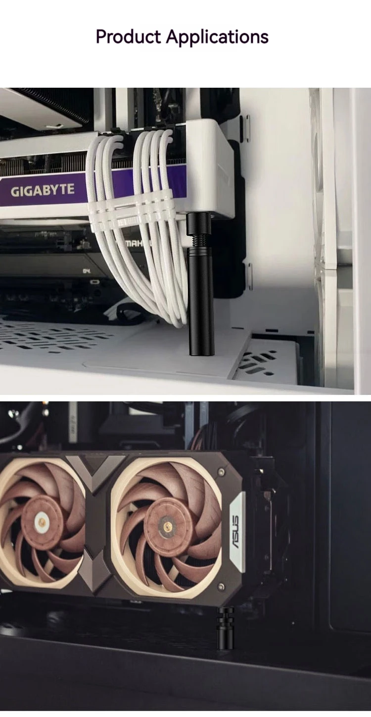 Graphics Card GPU Bracket Jack VGA Support Frame Telescopic Aluminum Metal Magnetic Bottom For ITX MTX ATX Case Graphics Card