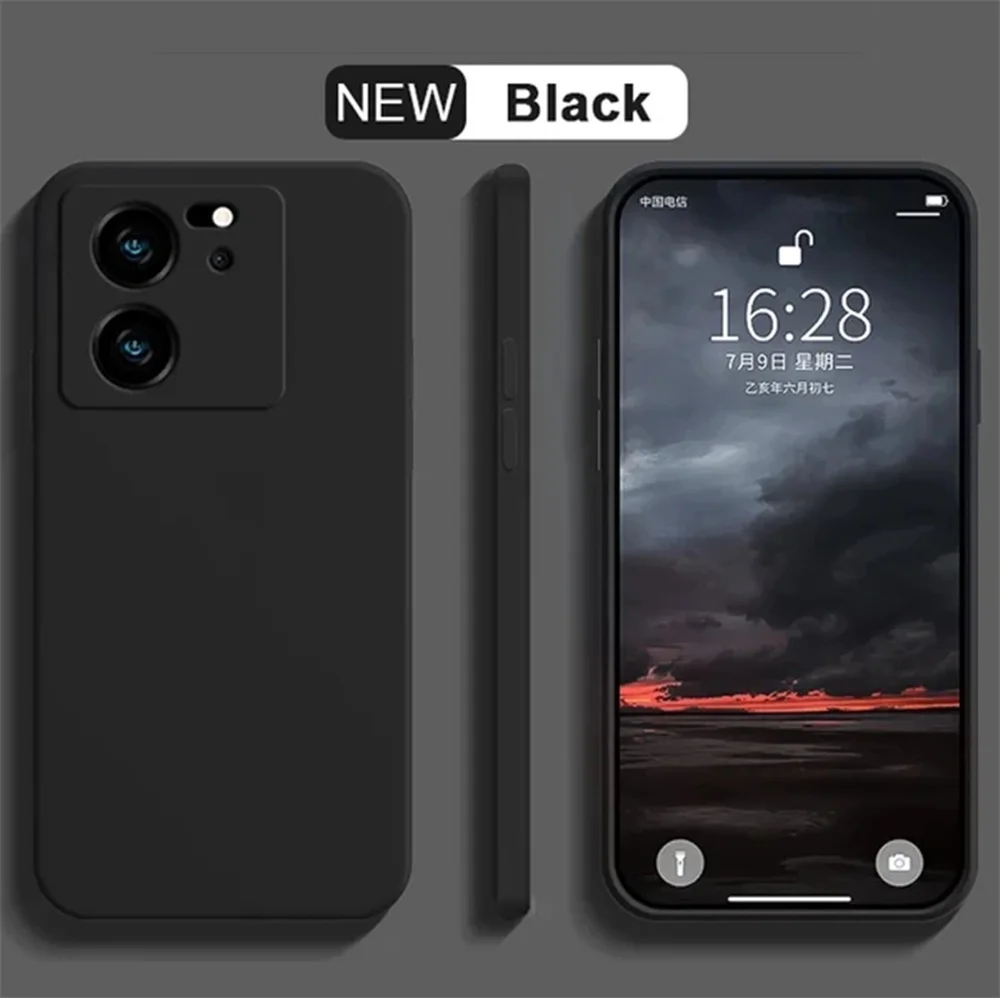 For Xiaomi 13T 13TPro Lite Ultra Shockproof Bumper Armor Liquid Silicone Original Cover For Xiaomi 13 13T Liquid Silicone Case