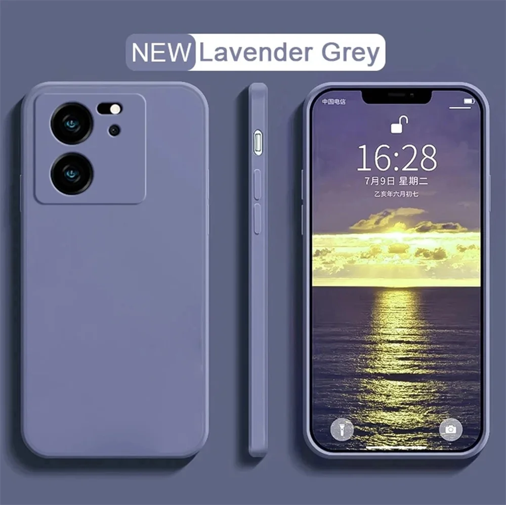 For Xiaomi 13T 13TPro Lite Ultra Shockproof Bumper Armor Liquid Silicone Original Cover For Xiaomi 13 13T Liquid Silicone Case