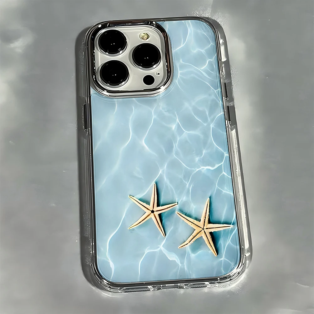 LuxuryStarfishCoralJellyfishPatternPhoneCaseForGooglePixel109878A9AXLPro4G5GTransparentSiliconeBackCover