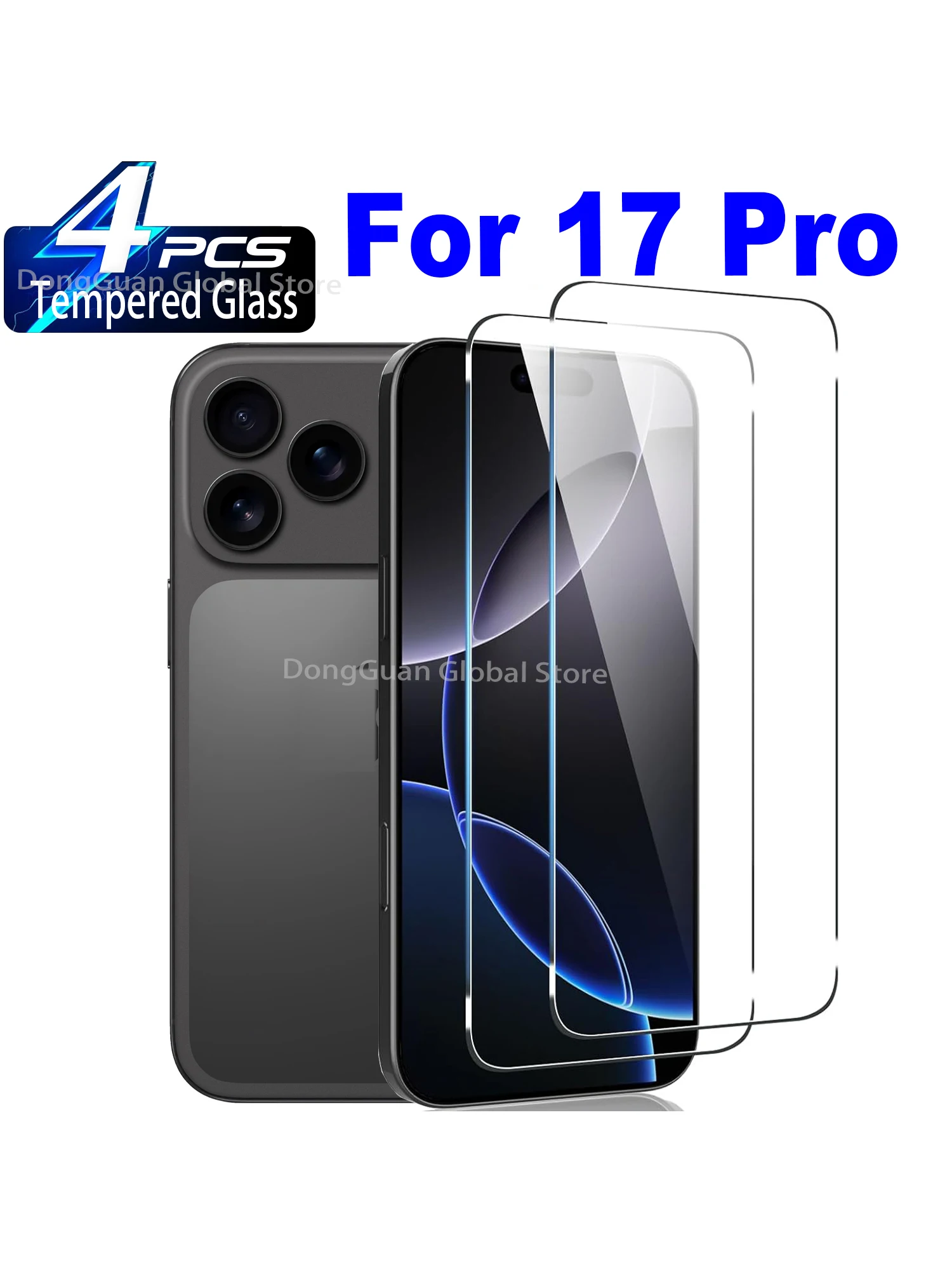 For iPhone 17 Pro Tempered Glass