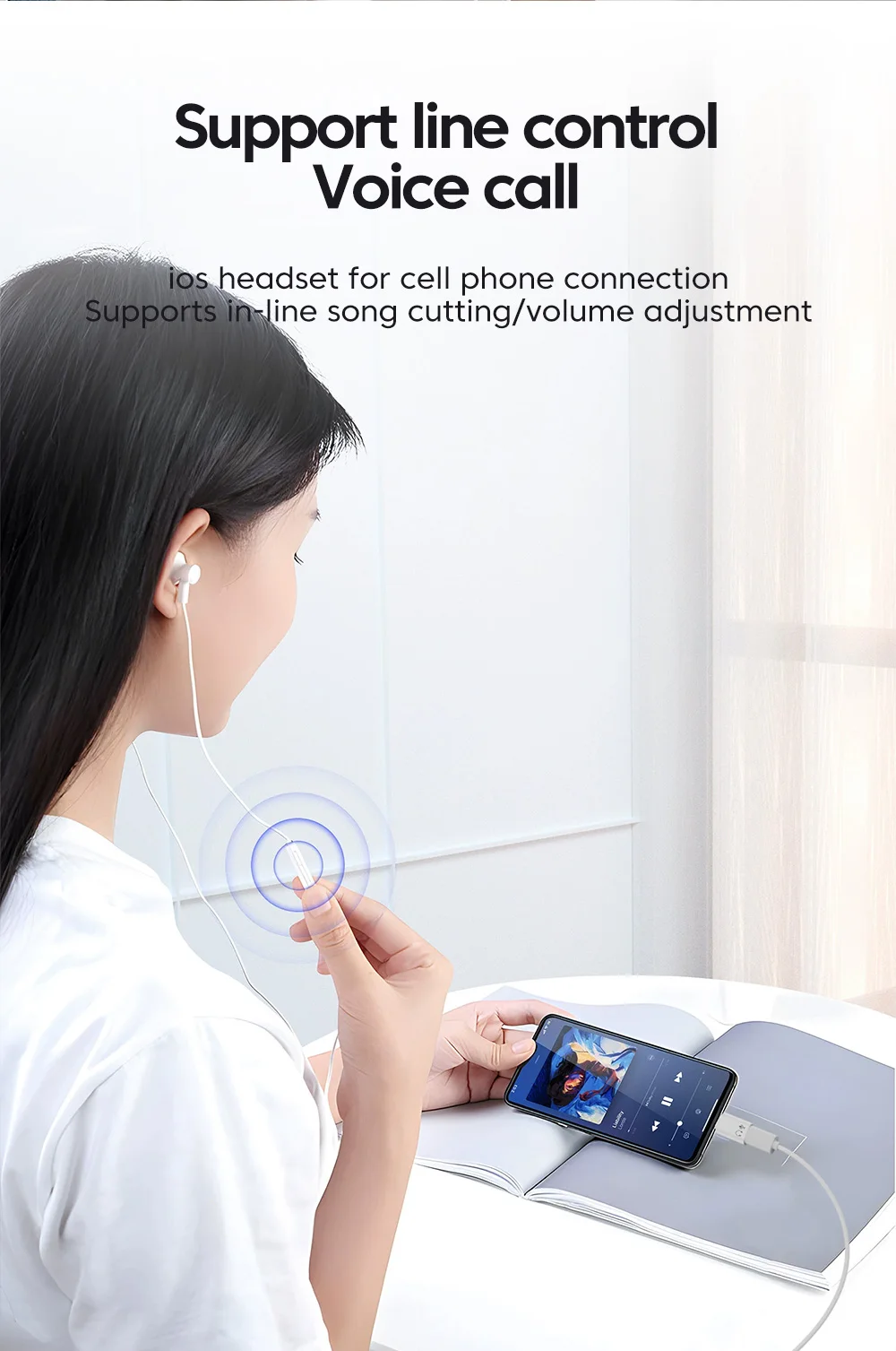 Type C TO Lightning Headphone Adapter IOS Female to USB C Audio Adapter For iPhone 1516 Samsung Voice Call Wired Headset Adapter
