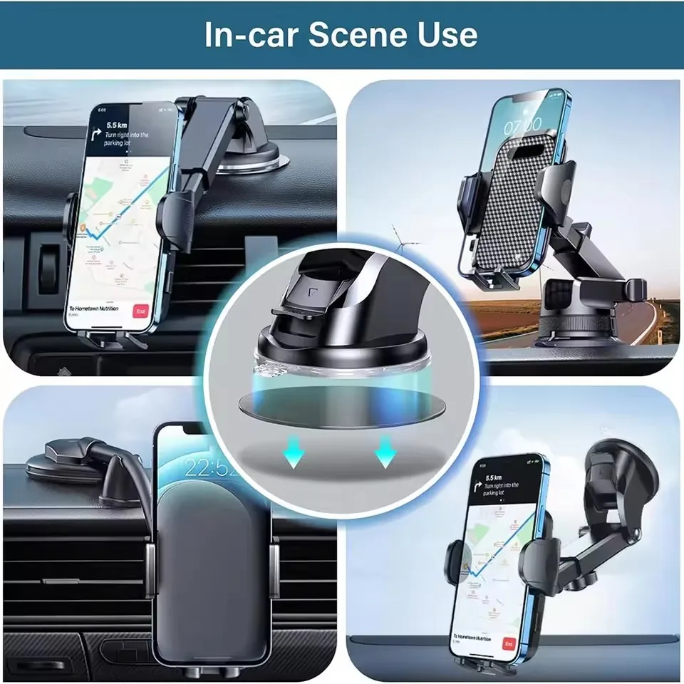 80/95mm Double-Sided Adhesive Pads Dashboard Mounting Disk Set for Car Dash Cam GPS Holders Suction Cup Phone Holder Stands