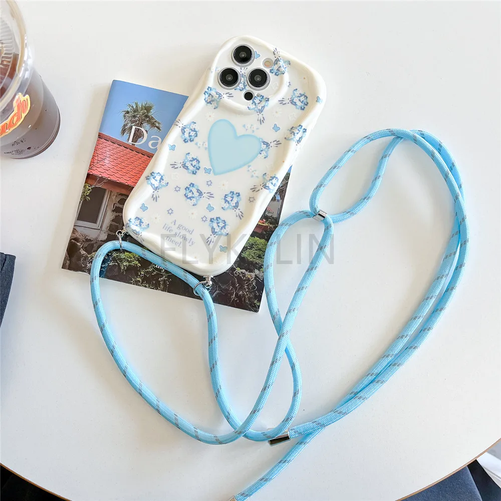 Crossbody Lanyard Phone Case Xiaomi Redmi Note 14 Pro 5G Note 14 Pro Plus 14C POCO X7 Pro 14T Rope Necklace Strap Silicone Cover