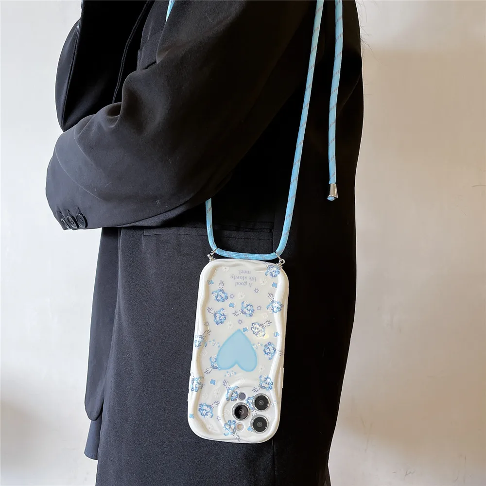 Crossbody Lanyard Phone Case Xiaomi Redmi Note 14 Pro 5G Note 14 Pro Plus 14C POCO X7 Pro 14T Rope Necklace Strap Silicone Cover