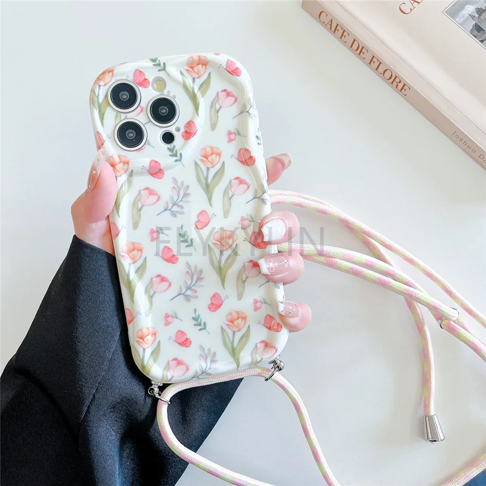 Crossbody Lanyard Phone Case Xiaomi Redmi Note 14 Pro 5G Note 14 Pro Plus 14C POCO X7 Pro 14T Rope Necklace Strap Silicone Cover