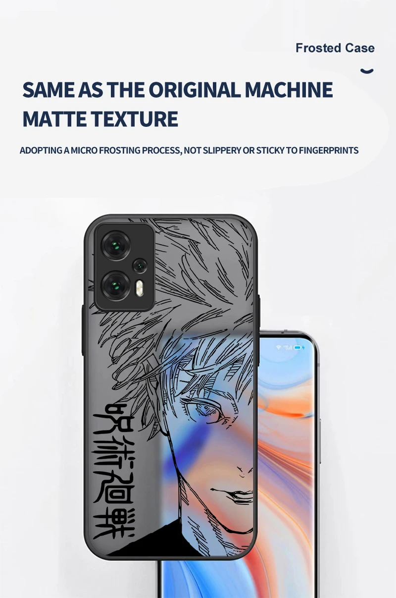 Sukuna Jujutsu Gojo Case For Xiaomi Mi 13 12 11 Lite 5G 14 13T 12T 11T 14T Pro M5S C75 Poco X7 X6 F6 F5 X5 X3 NFC F3 M6 Pro 4G