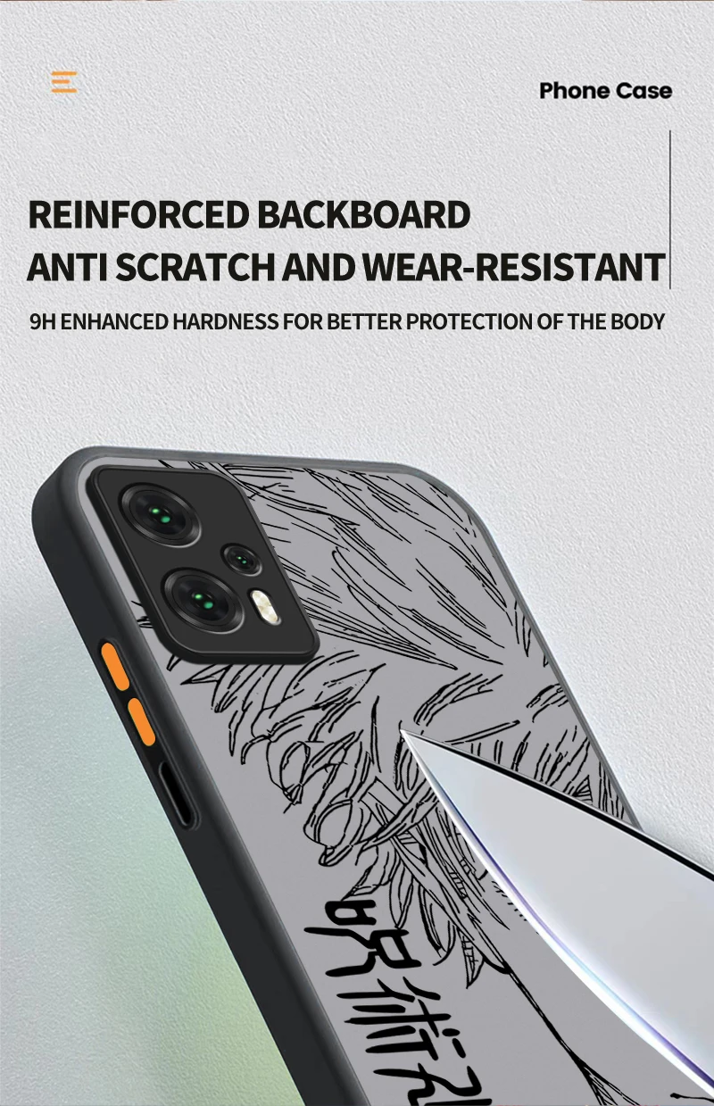 Sukuna Jujutsu Gojo Case For Xiaomi Mi 13 12 11 Lite 5G 14 13T 12T 11T 14T Pro M5S C75 Poco X7 X6 F6 F5 X5 X3 NFC F3 M6 Pro 4G