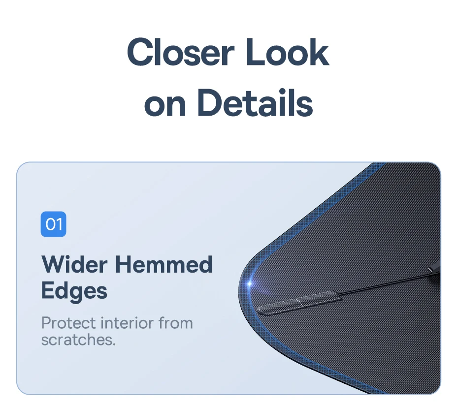 Baseus Car Sun Shade Windshield Umbrella Summer UV Protection for Car Front Window Sunshades Sun Protector Accessories