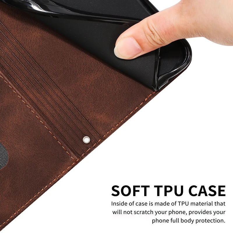 Leather Phone Case For Realme C67 C65 4G 5G C75 C71 C63 C61 C55 C53 C51 C35 C33 C25Y C20A C15 C12 C11 2021 Wallet Lanyard Cover