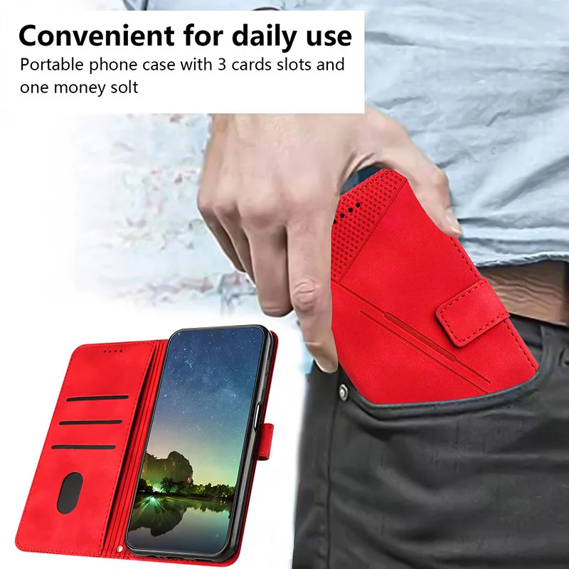 Leather Phone Case For Realme C67 C65 4G 5G C75 C71 C63 C61 C55 C53 C51 C35 C33 C25Y C20A C15 C12 C11 2021 Wallet Lanyard Cover