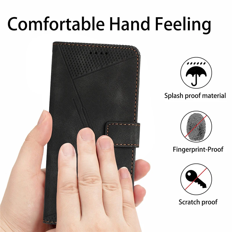 Leather Phone Case For Realme C67 C65 4G 5G C75 C71 C63 C61 C55 C53 C51 C35 C33 C25Y C20A C15 C12 C11 2021 Wallet Lanyard Cover