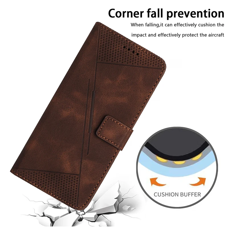 Leather Phone Case For Realme C67 C65 4G 5G C75 C71 C63 C61 C55 C53 C51 C35 C33 C25Y C20A C15 C12 C11 2021 Wallet Lanyard Cover