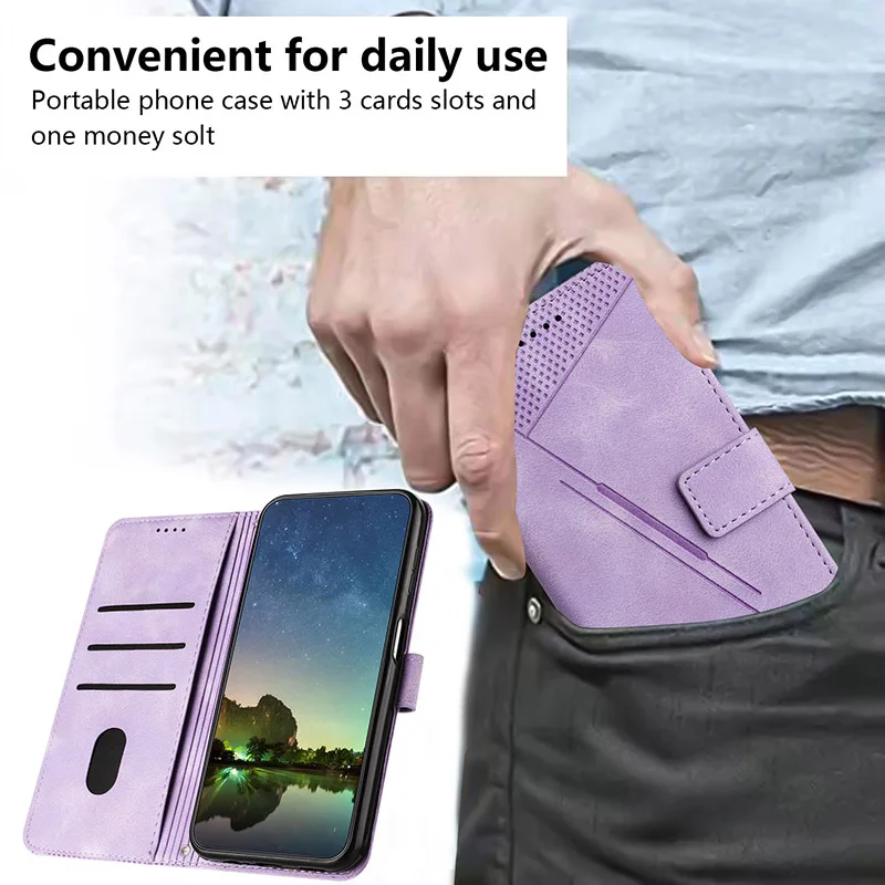 Leather Phone Case For Realme C67 C65 4G 5G C75 C71 C63 C61 C55 C53 C51 C35 C33 C25Y C20A C15 C12 C11 2021 Wallet Lanyard Cover