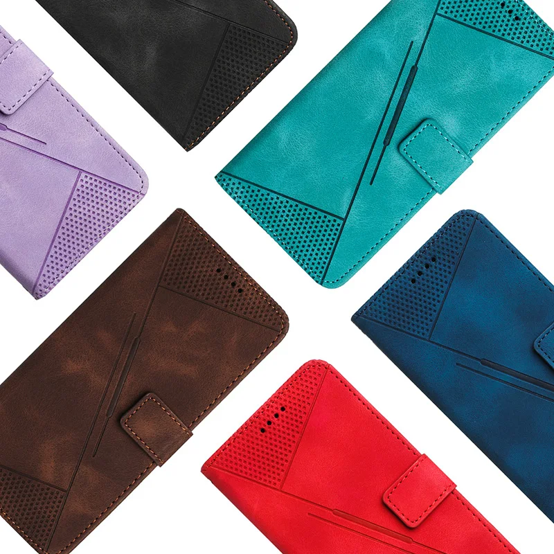 Leather Phone Case For Realme C67 C65 4G 5G C75 C71 C63 C61 C55 C53 C51 C35 C33 C25Y C20A C15 C12 C11 2021 Wallet Lanyard Cover