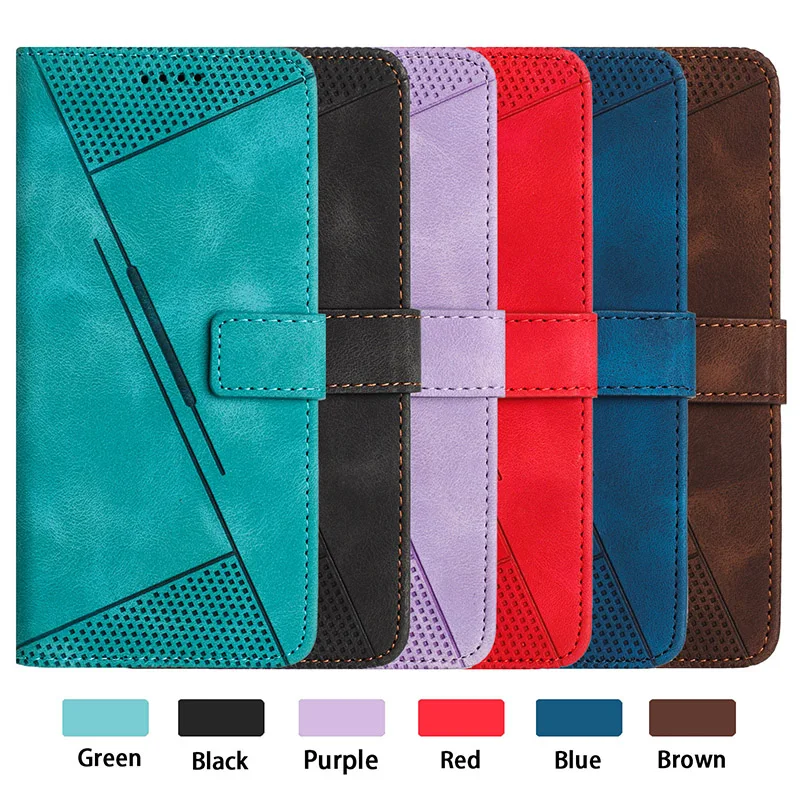 Leather Phone Case For Realme C67 C65 4G 5G C75 C71 C63 C61 C55 C53 C51 C35 C33 C25Y C20A C15 C12 C11 2021 Wallet Lanyard Cover
