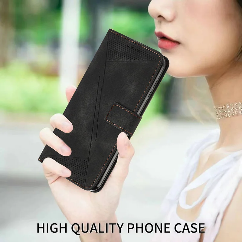 Leather Phone Case For Realme C67 C65 4G 5G C75 C71 C63 C61 C55 C53 C51 C35 C33 C25Y C20A C15 C12 C11 2021 Wallet Lanyard Cover