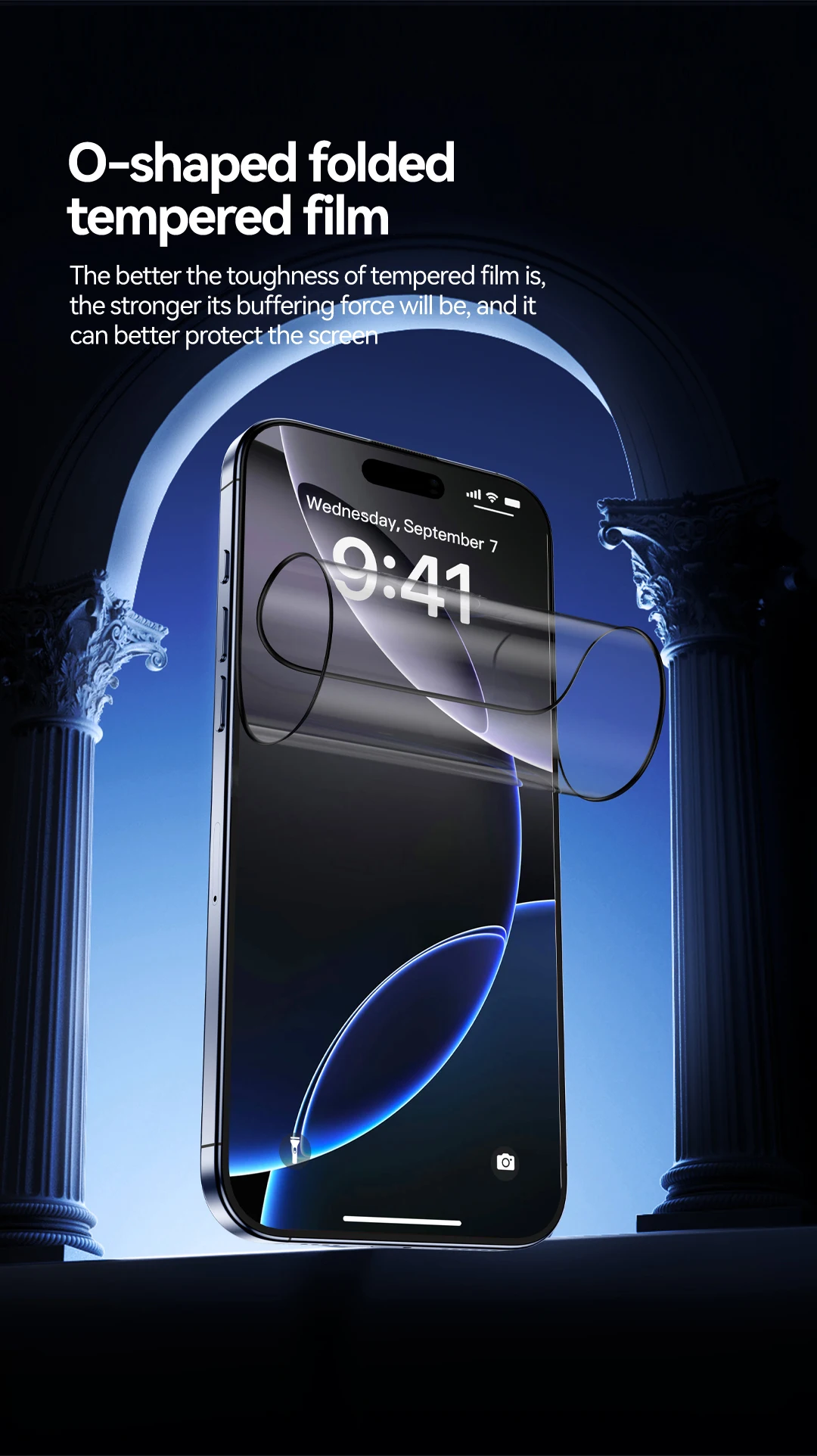 3Pcs For Apple iPhone 17 Pro Max 16 15 14 Plus 13 Air Tempered Glass Screen Protector 9H No Dust Bubbles Mobile Accessories