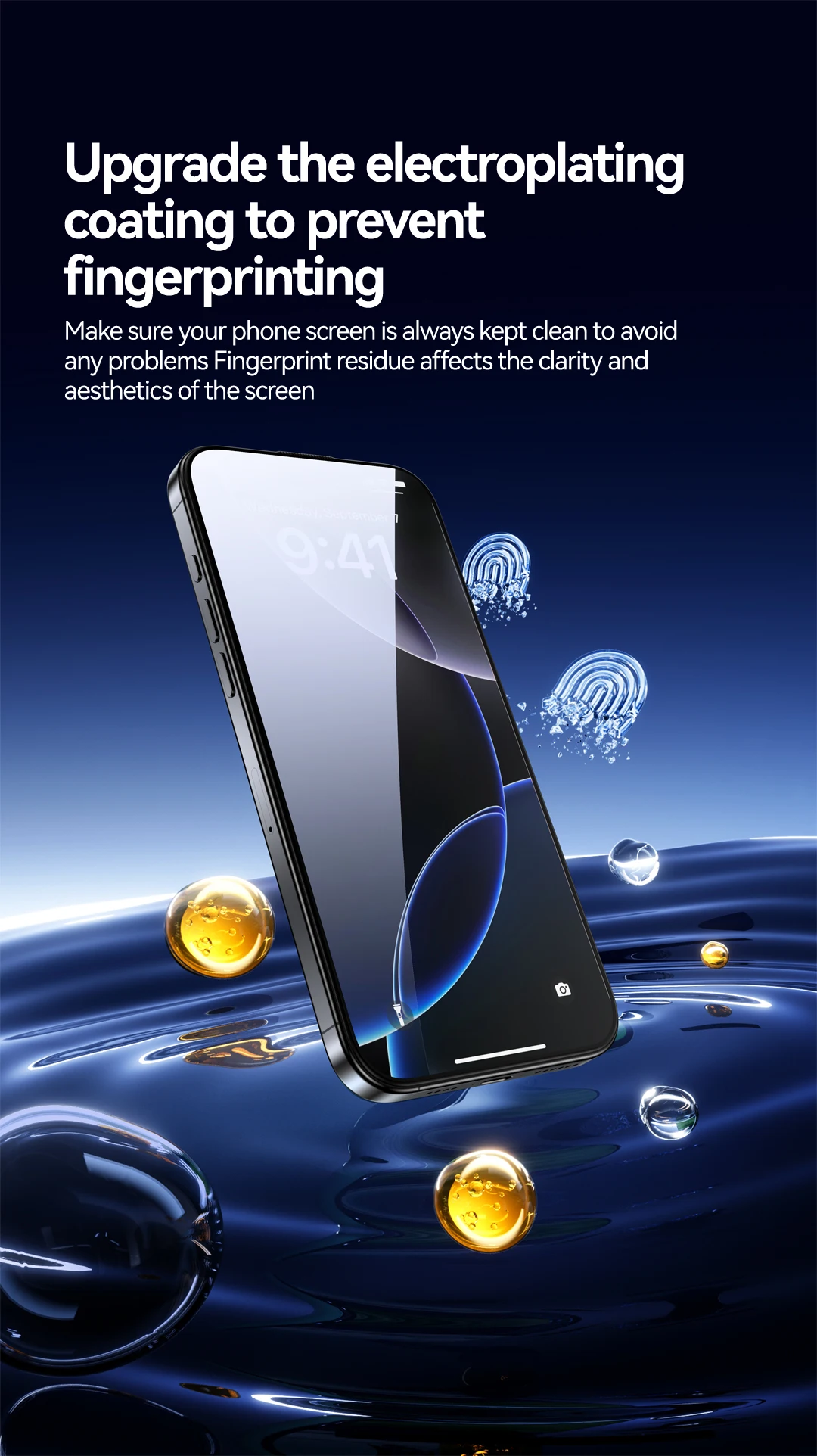3Pcs For Apple iPhone 17 Pro Max 16 15 14 Plus 13 Air Tempered Glass Screen Protector 9H No Dust Bubbles Mobile Accessories