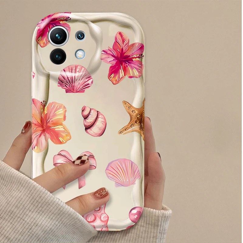 Colorful Marine Organism Case For Samsung Galaxy A16 A06 A35 A55 A25 A05s A15 A54 A34 A24 A14 A04 A13 A73 A53 A33 4G 5G Cover