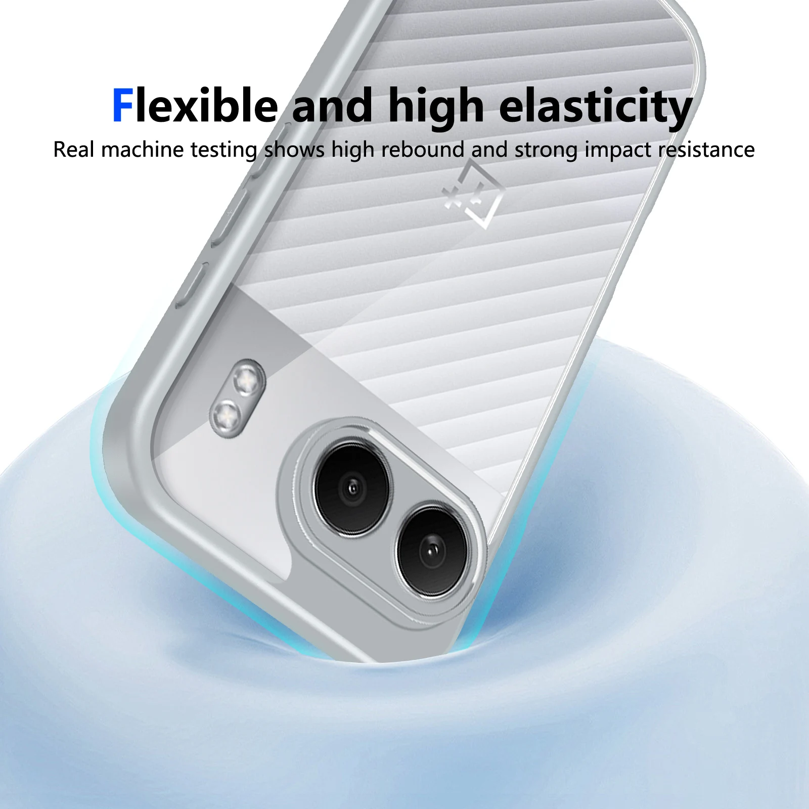 Oneplus Nord 4 CPH2663 Case Air Cushion Shockproof Silicone Bumper Clear Matte Back Cover Hard Phone Case for Oneplus Nord 4 5G