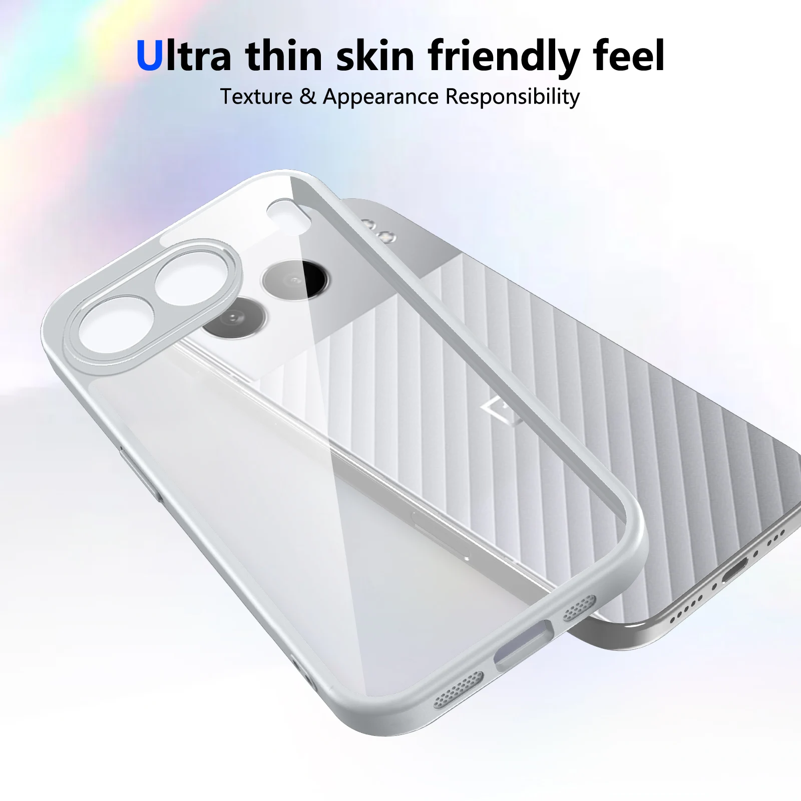 Oneplus Nord 4 CPH2663 Case Air Cushion Shockproof Silicone Bumper Clear Matte Back Cover Hard Phone Case for Oneplus Nord 4 5G