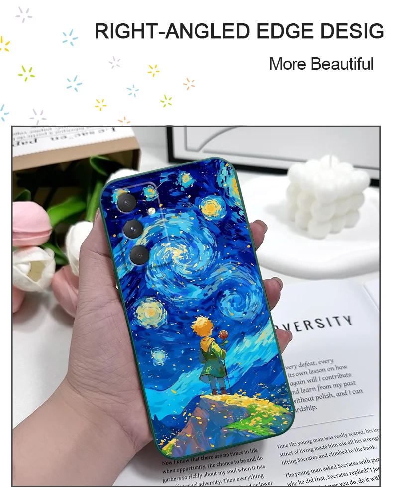 Starry Sky Prince Phone Case For Samsung Galaxy A55 A35 A25 A15 A56 A36 A26 A16 A06 A05 A05S A54 A34 A24 A14 A04 A04S A04E 4G 5G