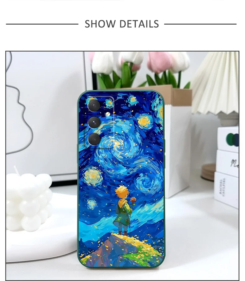 Starry Sky Prince Phone Case For Samsung Galaxy A55 A35 A25 A15 A56 A36 A26 A16 A06 A05 A05S A54 A34 A24 A14 A04 A04S A04E 4G 5G