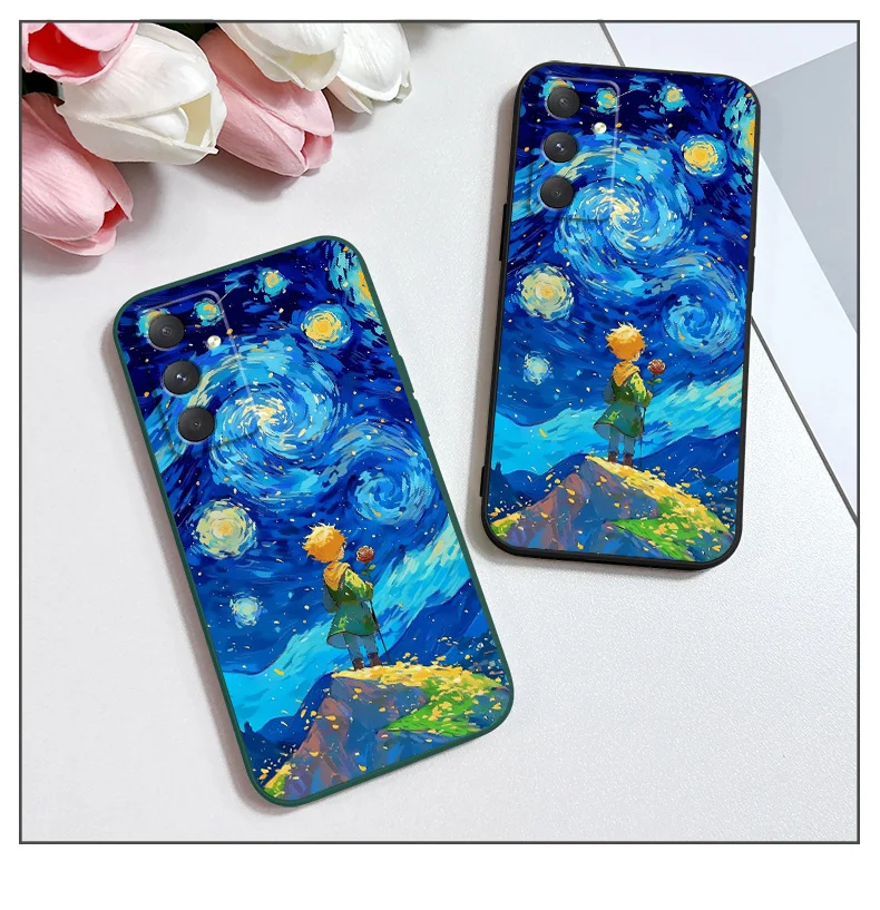 Starry Sky Prince Phone Case For Samsung Galaxy A55 A35 A25 A15 A56 A36 A26 A16 A06 A05 A05S A54 A34 A24 A14 A04 A04S A04E 4G 5G