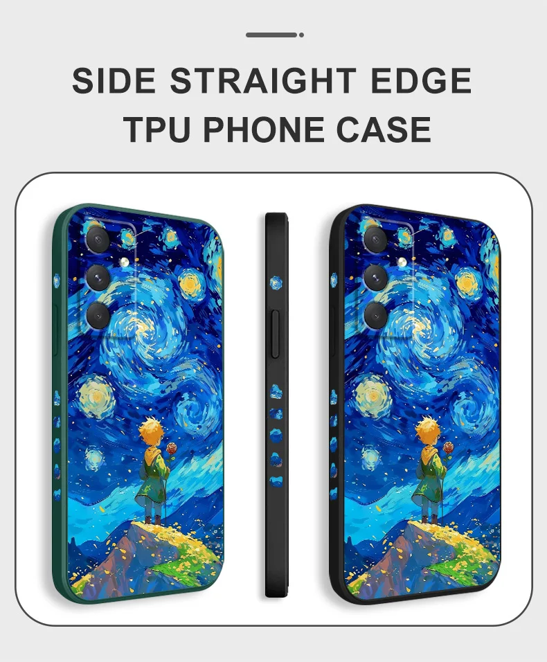 Starry Sky Prince Phone Case For Samsung Galaxy A55 A35 A25 A15 A56 A36 A26 A16 A06 A05 A05S A54 A34 A24 A14 A04 A04S A04E 4G 5G
