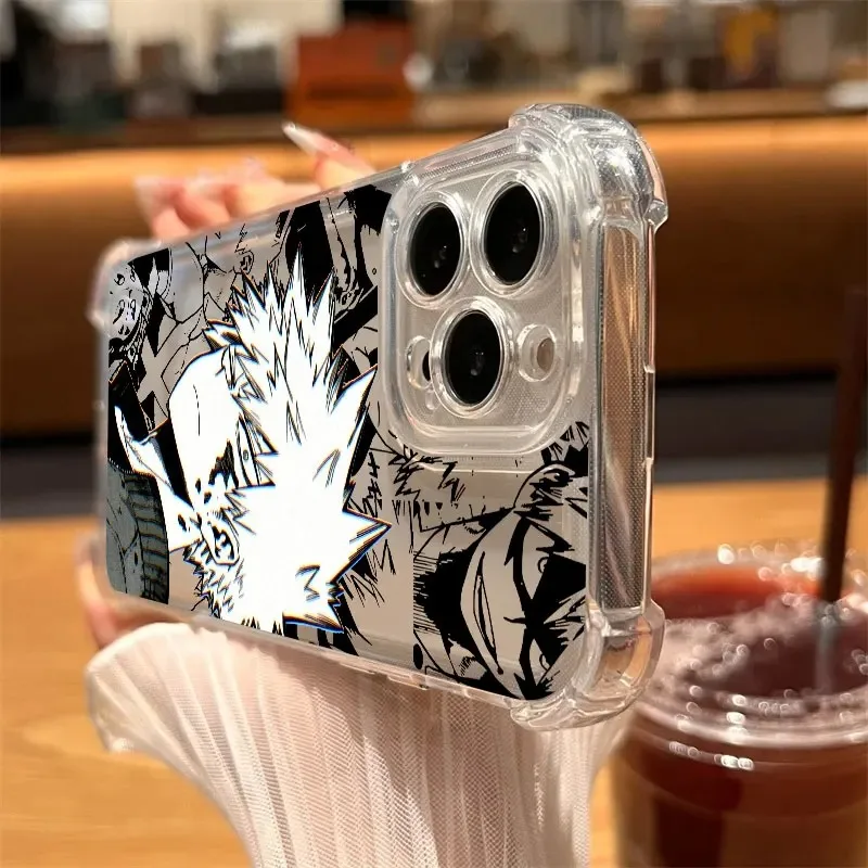 My Heros Bakugos Academias Phone Case For Samsung Galaxy S26 S25 S24 S23 S22 S21 S20 Edge FE Ultra Plus 4G 5G Fall Clear TPU