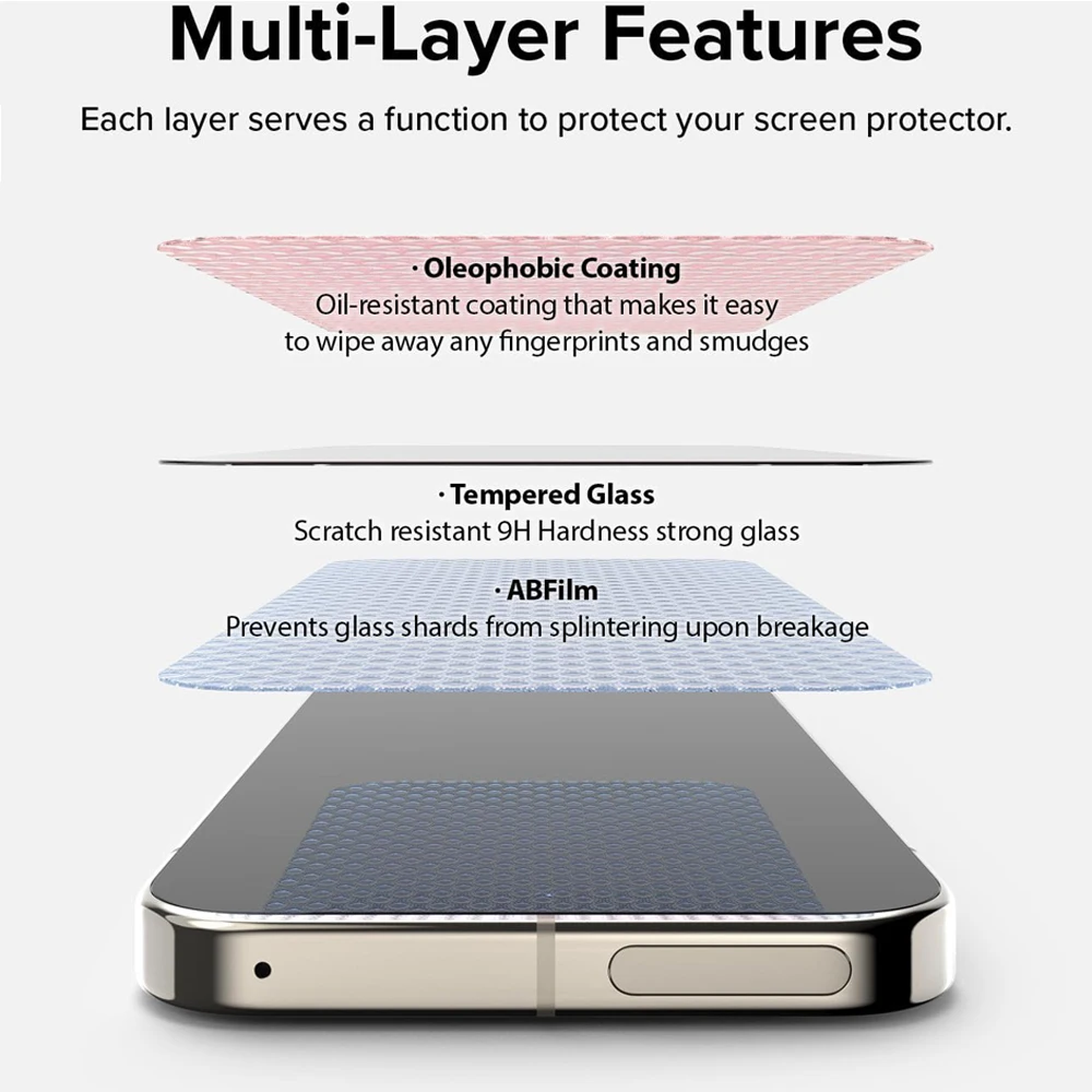 Oleophobic Protective Glass For IQOO Z11 TURBO Anti Explosion Tempered Glass Screen Protector