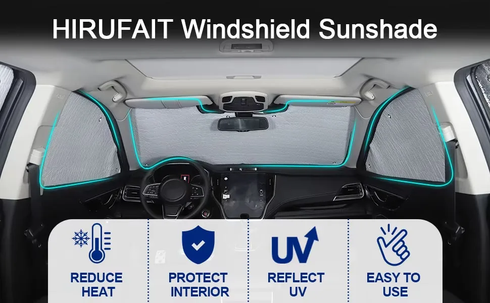 For Bmw I3 Series Hatchback 2014-2021 Custom Car Window Sunshade Anti-UV Car Sun Window Visors Sunshade Covers Accessories