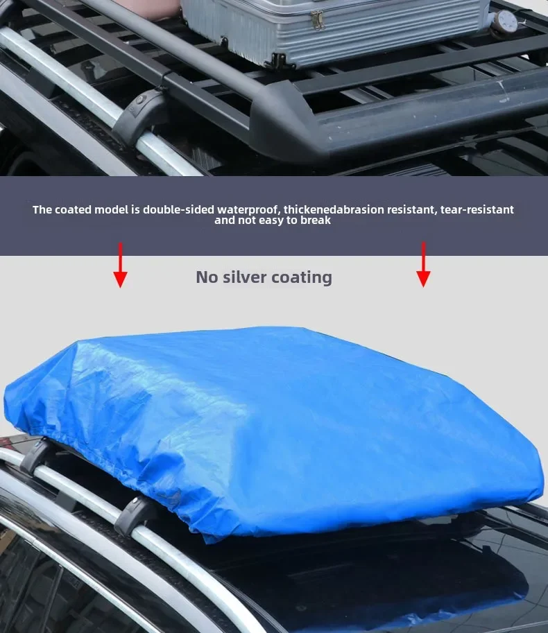 Waterproof Car Roof Rack Cover 210D Oxford Cloth 170/190/230/270x145cm Off-Road SUV Automobile Roof Luggage Cargo Bag Rain Cover