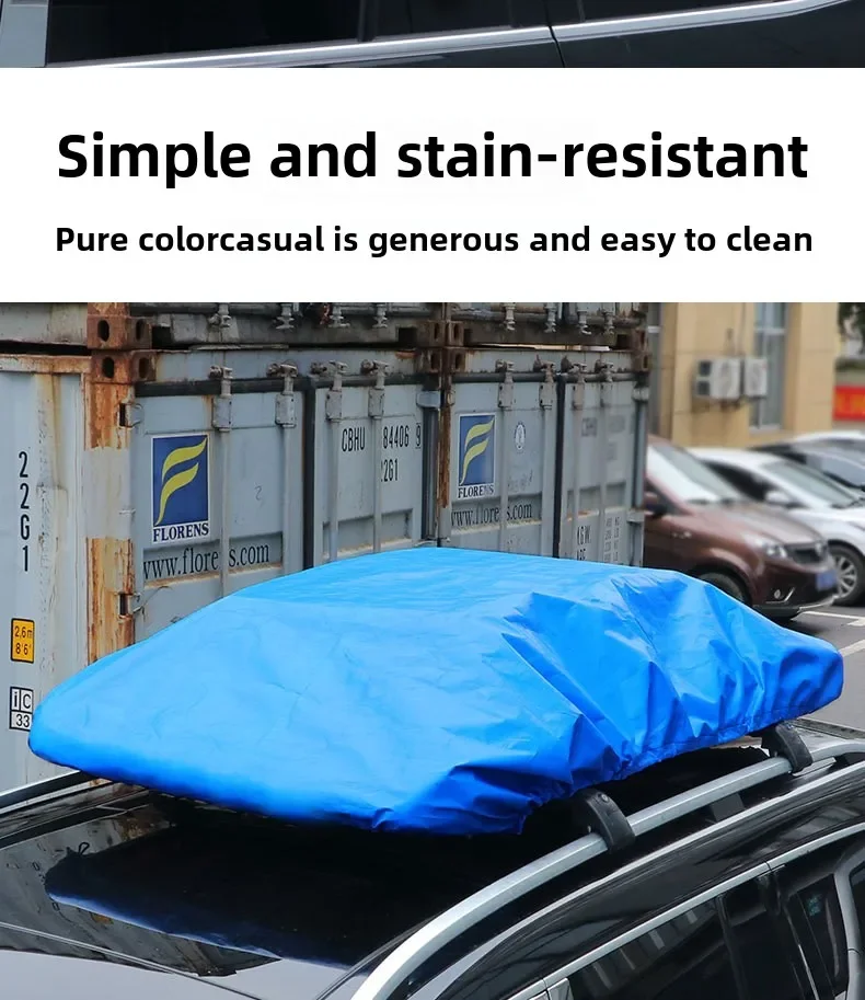 Waterproof Car Roof Rack Cover 210D Oxford Cloth 170/190/230/270x145cm Off-Road SUV Automobile Roof Luggage Cargo Bag Rain Cover