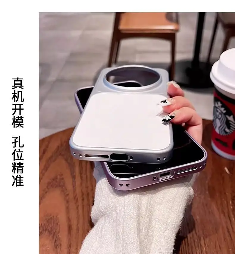 For Xiaomi MI 17 Ultra Leica Case Luxury Plated Leather Magnetic Scrub cover For Xiaomi 17 Ultra Skin Friendly Bumper Funda