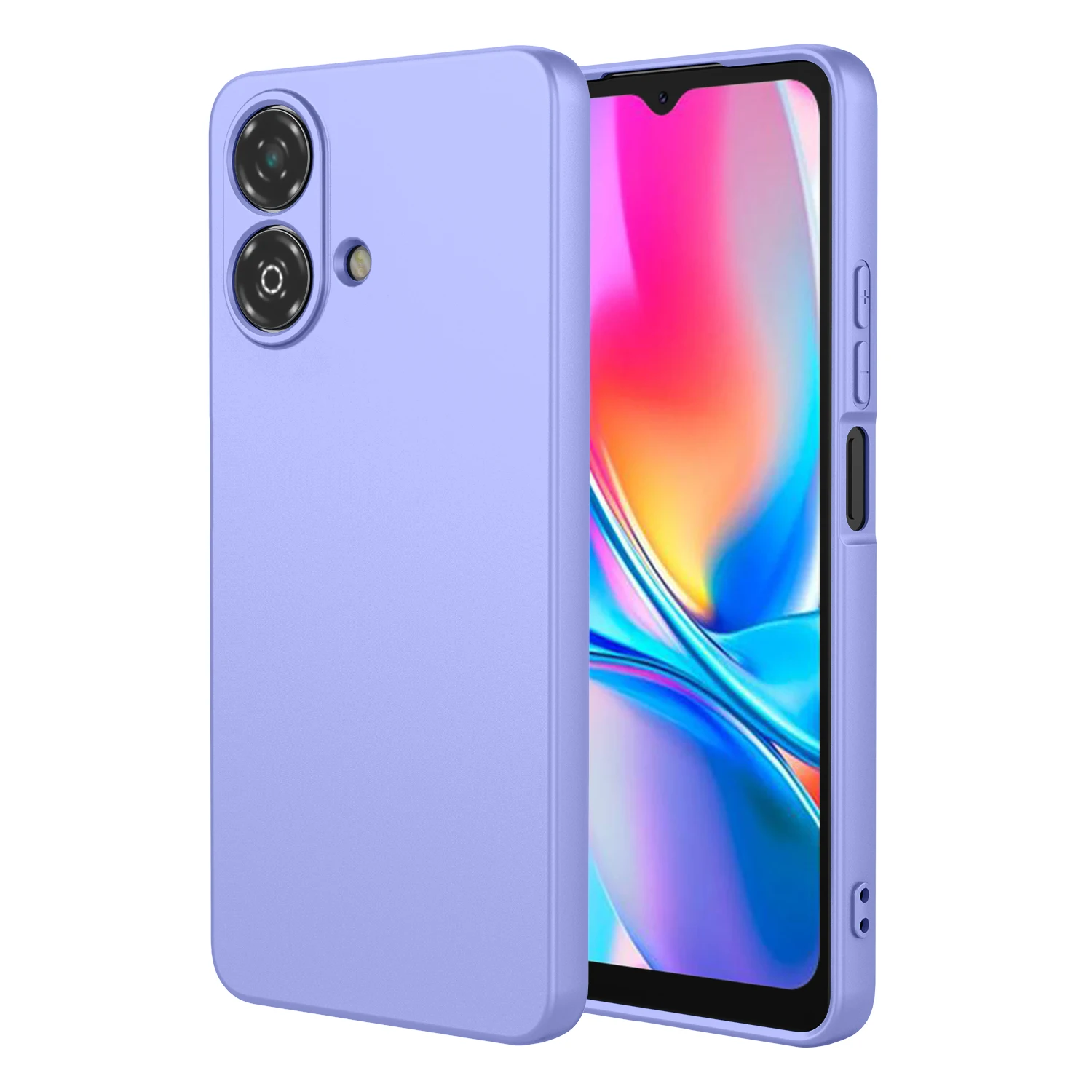 Liquid Silicone Flexible Case For ZTE Blade A35E A35 A55 Protective Cover TPU Shell Fundas Coque Capa