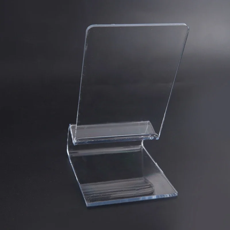 Acrylic Transparent Stand Phone Holder Tablet Bracket Shelf Window Counter Display Showcase For iPhone Smasung Xiaomi Cellphone
