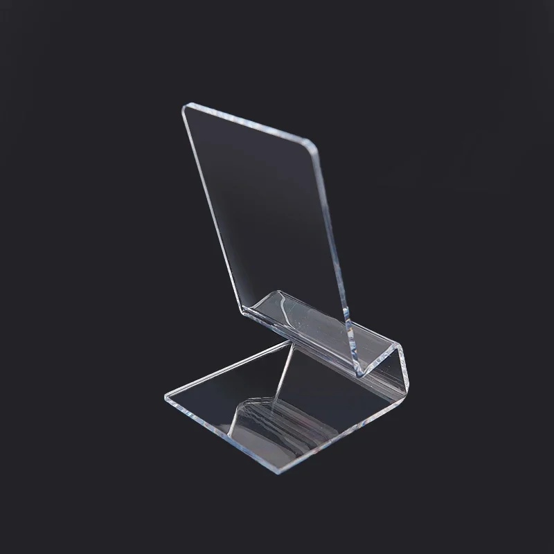Acrylic Transparent Stand Phone Holder Tablet Bracket Shelf Window Counter Display Showcase For iPhone Smasung Xiaomi Cellphone