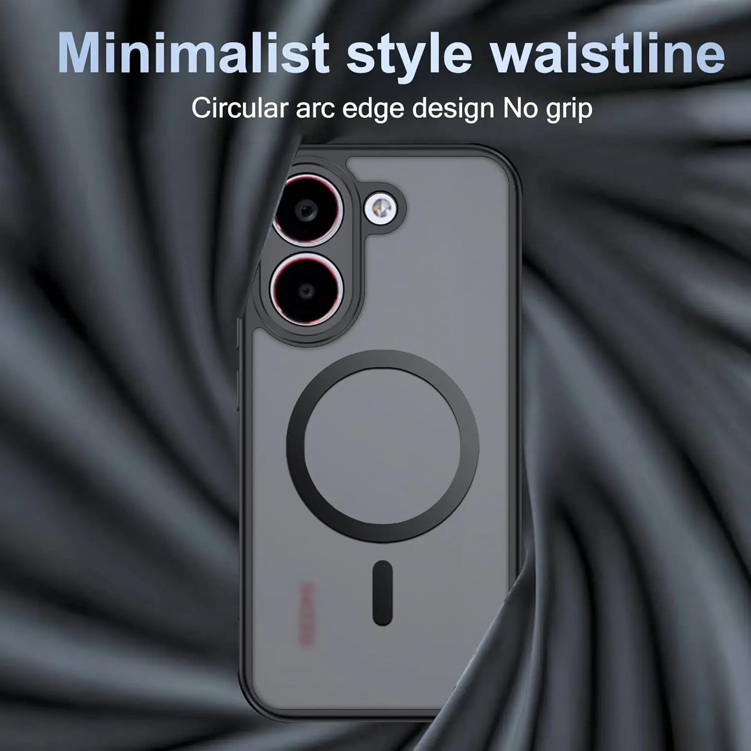 Airbag Matte Armor Rugged Hard Phone Case for Xiaomi POCO X8 Pro Max Strong Magnetic Wireless Charger Anti Dorp Protect Cover