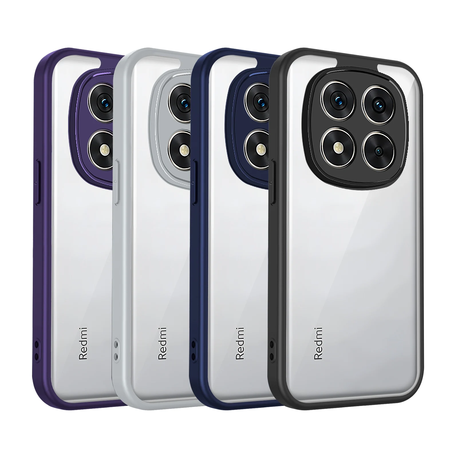 For Redmi Note 14 Pro 4G Case Redmi Note 14 Pro 5G Phone Case Cover Air Cushion Silicon Bumper Clear Matte Back Cover Hard