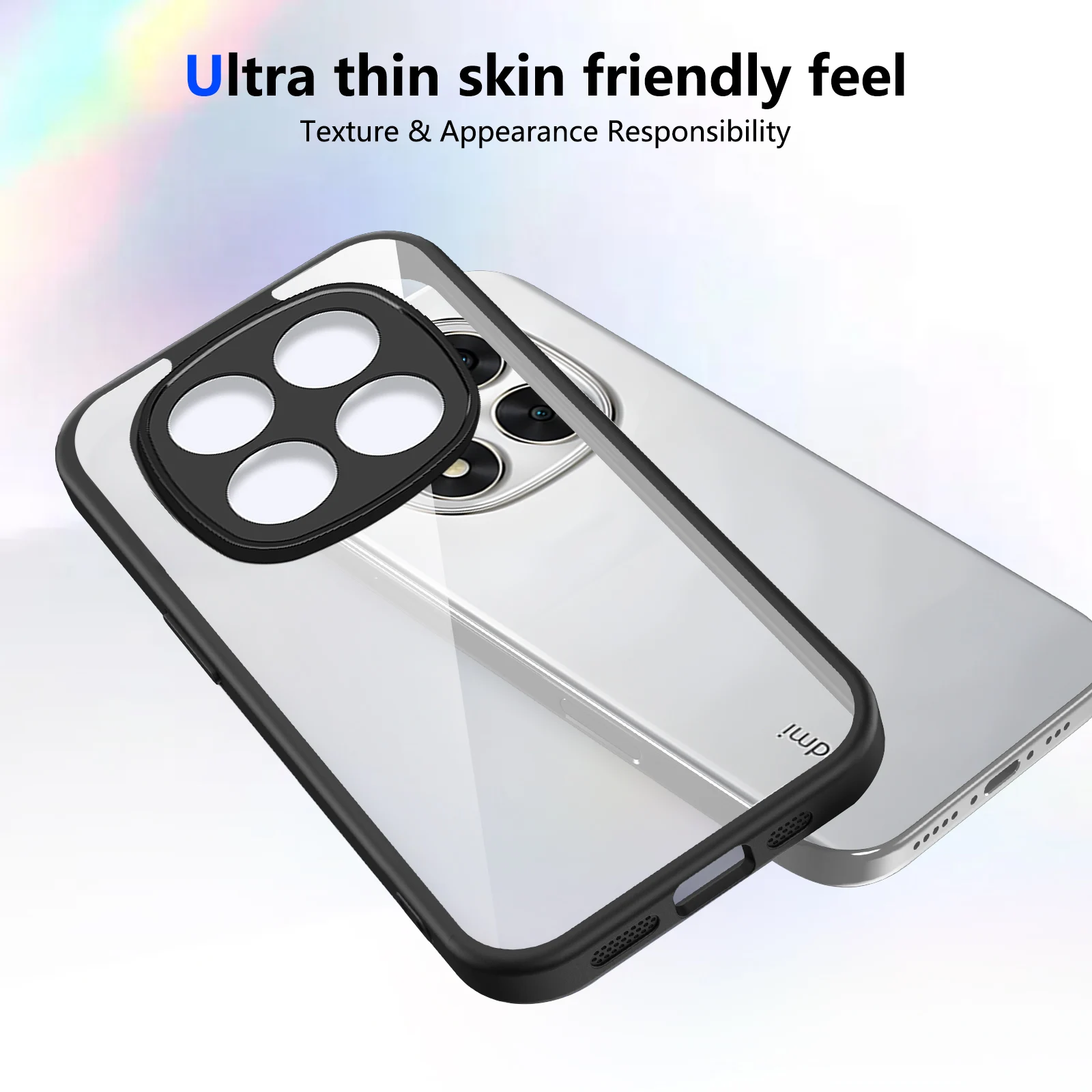 For Redmi Note 14 Pro 4G Case Redmi Note 14 Pro 5G Phone Case Cover Air Cushion Silicon Bumper Clear Matte Back Cover Hard