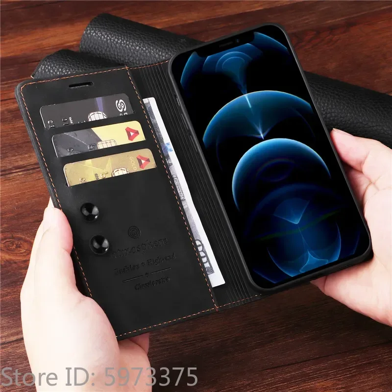 Retro Matte Luxury Flip Wallet Case For Samsung Galaxy Quantum 5 6 4 M05 F05 A556S A566S Stand Solid Colors Leather Phone Cover